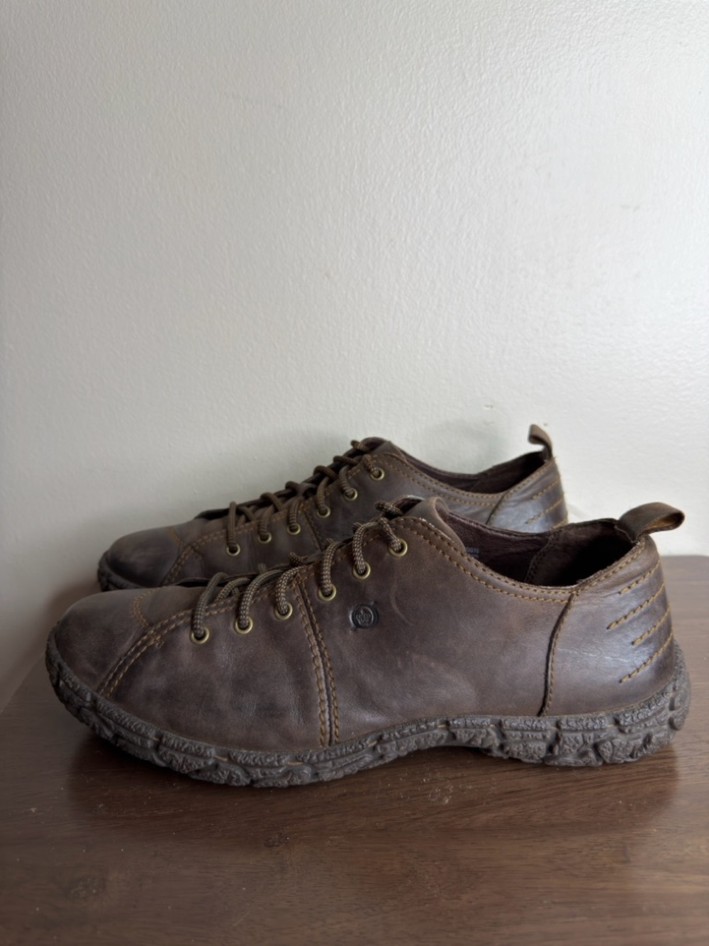 Born Brown Leather Rugged All Terrain Oxford Shoes Sz 11 Mens